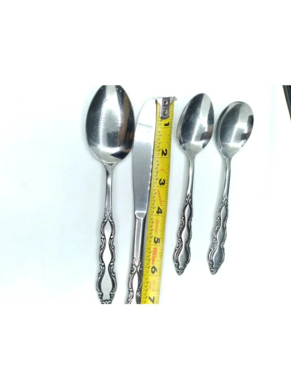 Vtg. 11 National Stainless Japan flatware bundle Marquee pattern MCM cottagecore